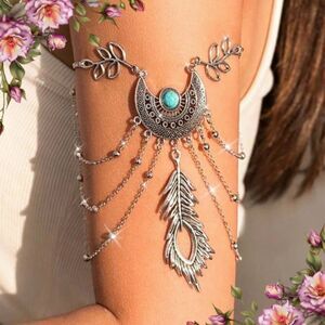 Bohemia Metal Chain Arm Cuff Bracelet‎